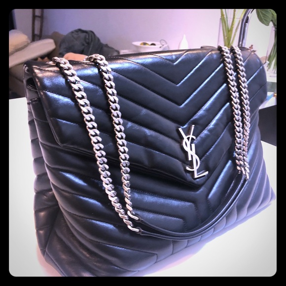 Yves Saint Laurent Handbags - LOULOU LARGE IN "Y" MATELASSÉ LEATHER